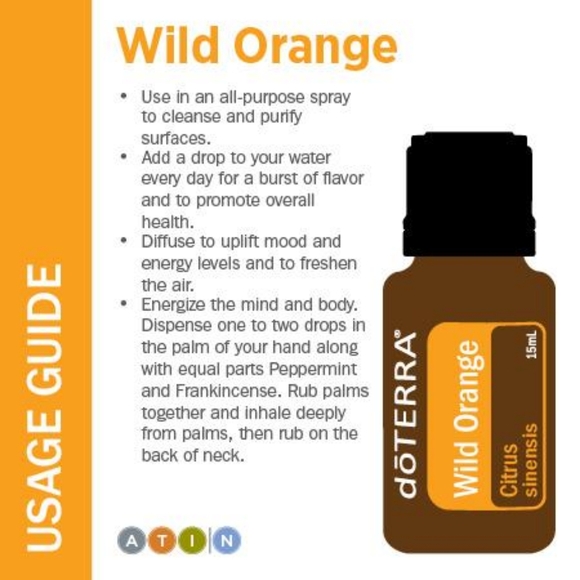 DoTerra Wild Orange Essential Oil - Picture 2 of 2